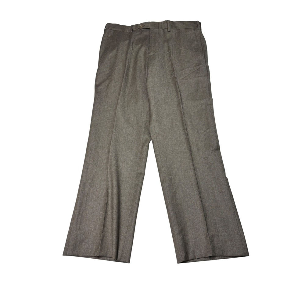 JWN Men 32W L28 Wool Cashmere Dress Pants Grey Traditional Fit Italy JW392183 MN